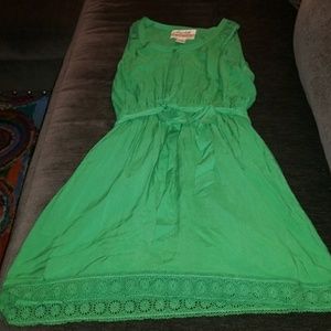 Green sundress.....CUTE@